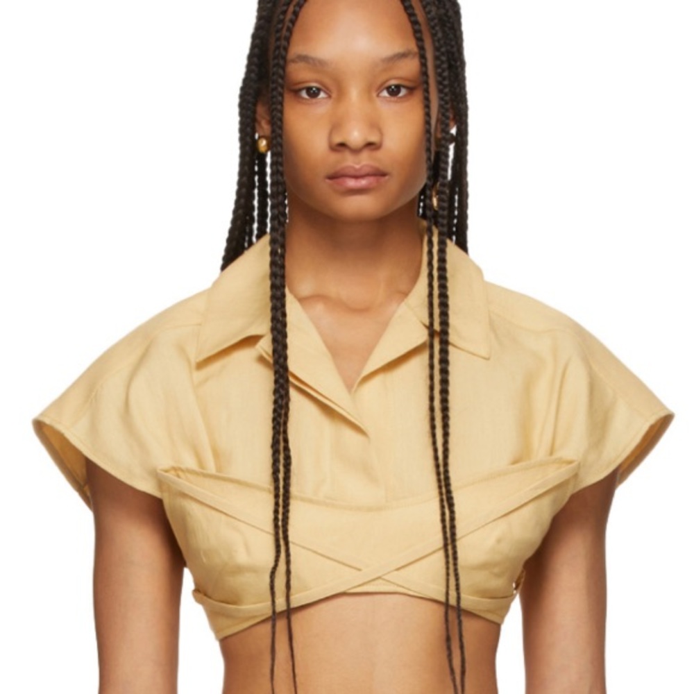 Jacquemus Yellow 'Le Haut Santon’ Shirt